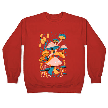 Mushroom Forest Spirits Crewneck Sweatshirt