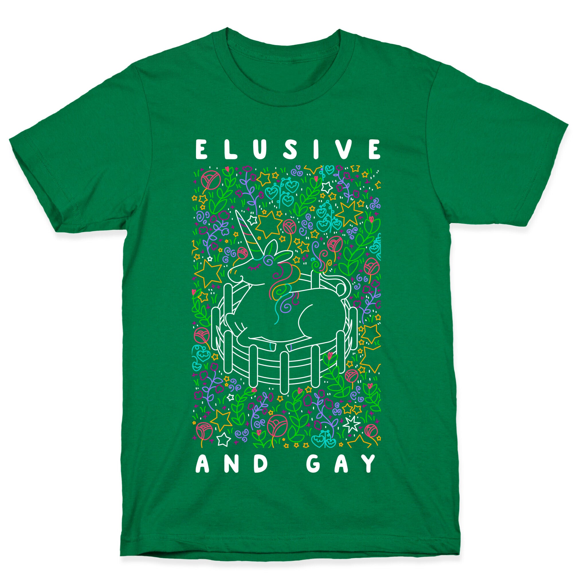 Elusive And Gay Unicorn  T-Shirt