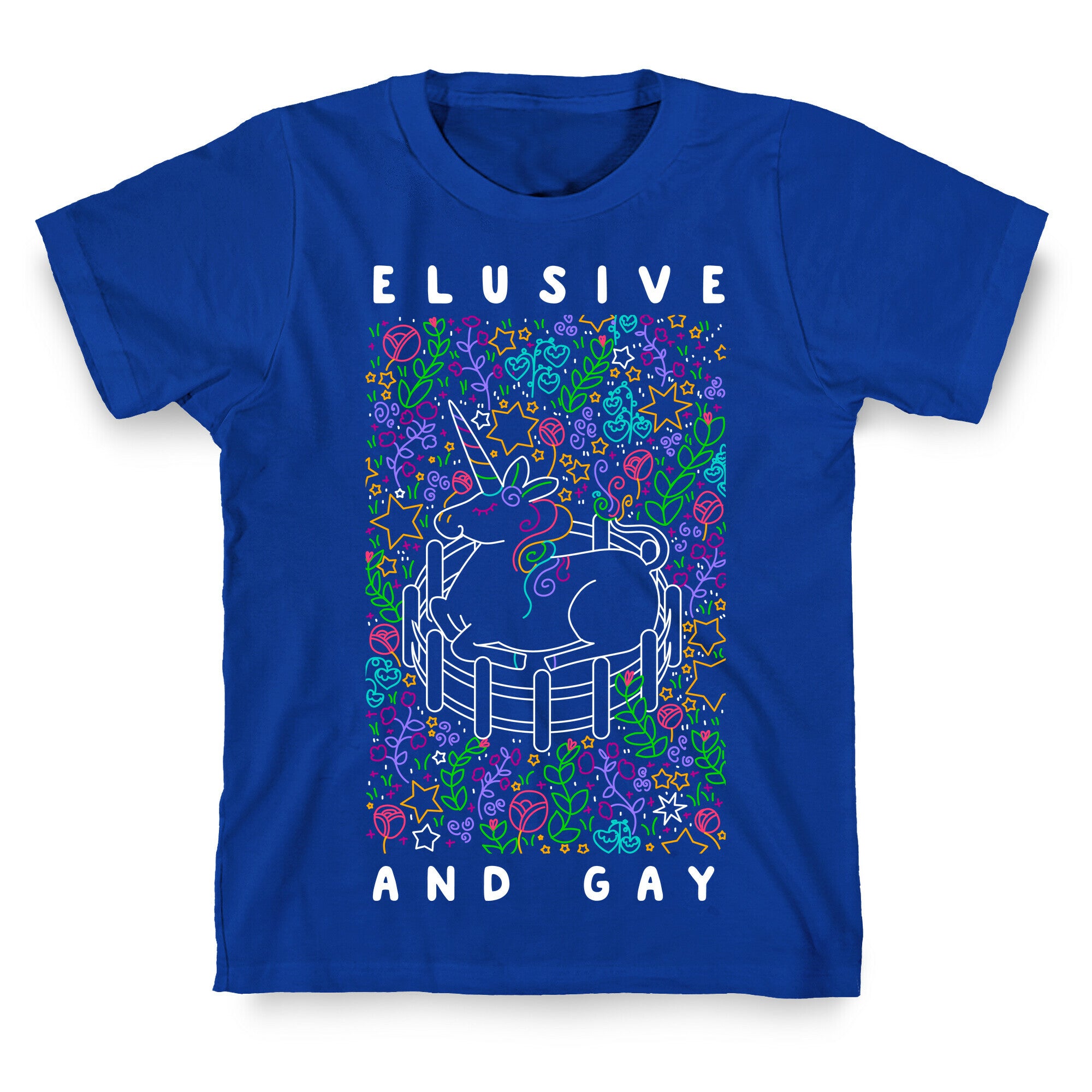 Elusive And Gay Unicorn  T-Shirt