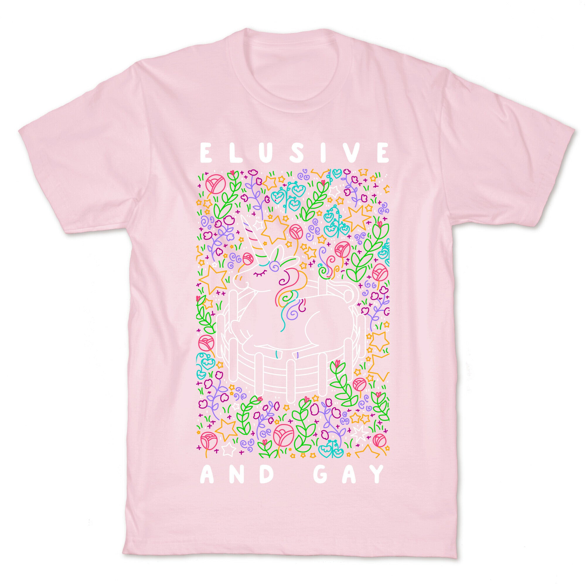 Elusive And Gay Unicorn  T-Shirt