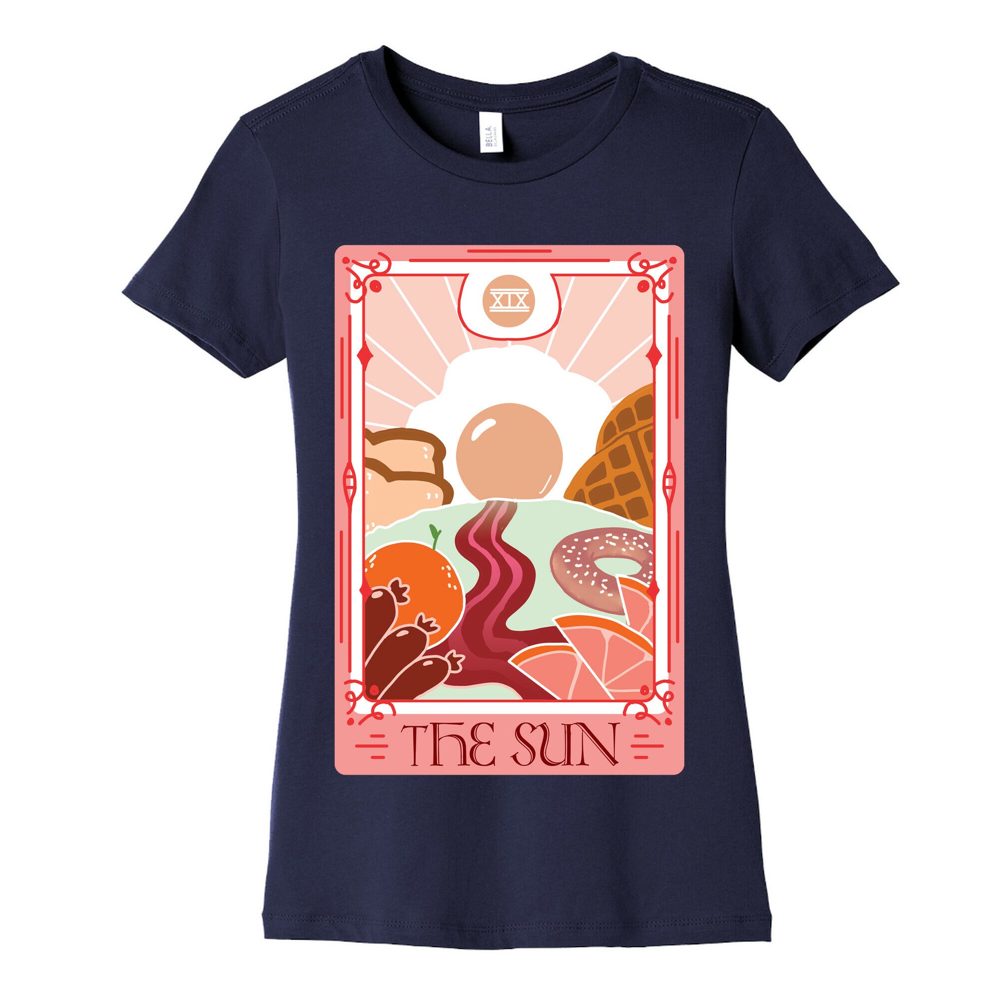The Sun Breakfast Tarot Women's Cotton Tee