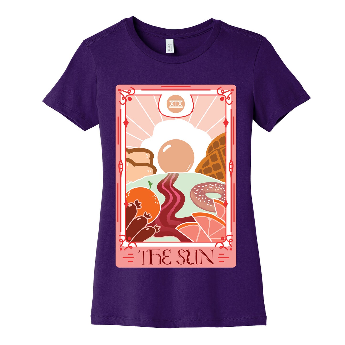 The Sun Breakfast Tarot Women's Cotton Tee