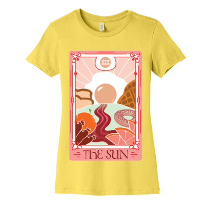 The Sun Breakfast Tarot Women's Cotton Tee