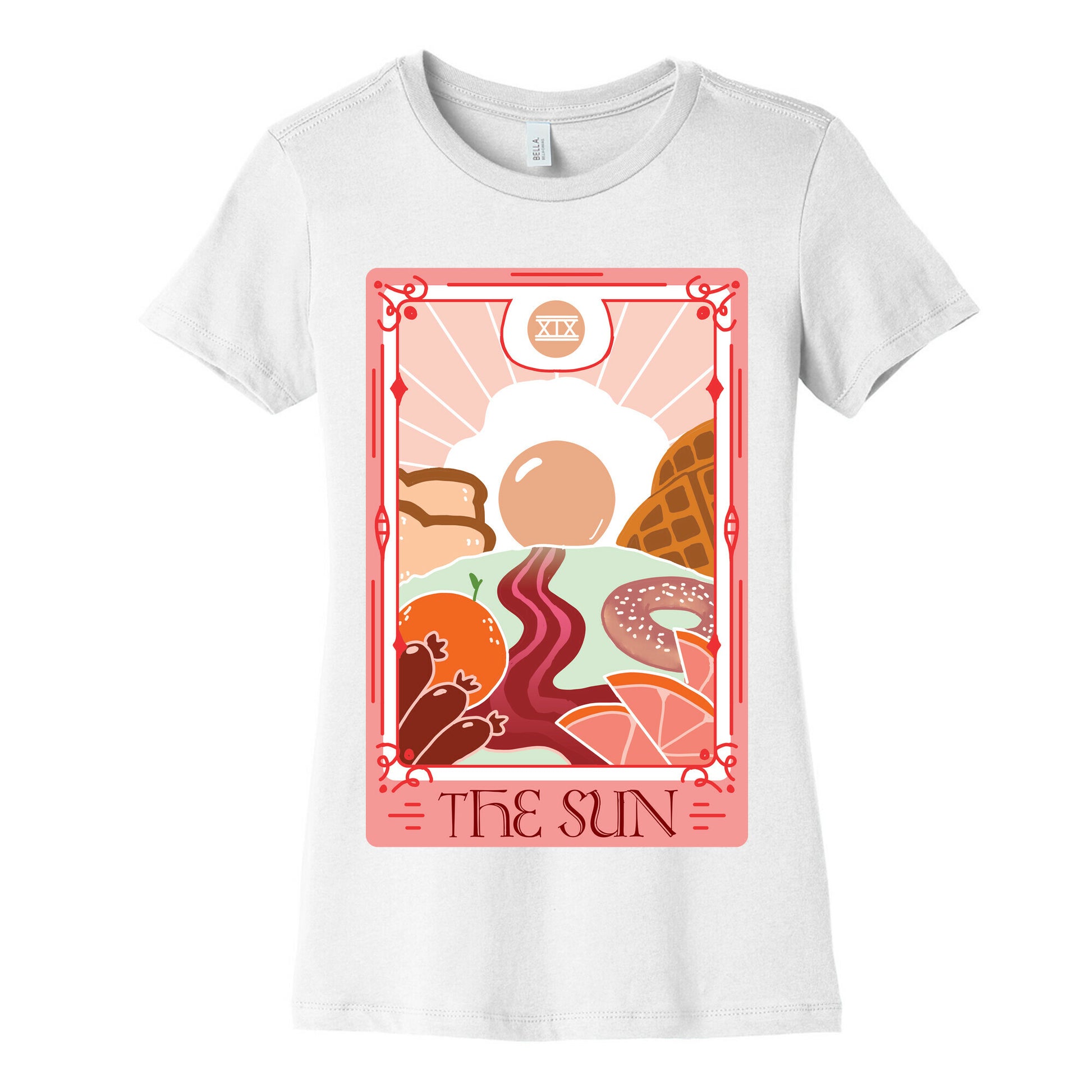 The Sun Breakfast Tarot Women's Cotton Tee