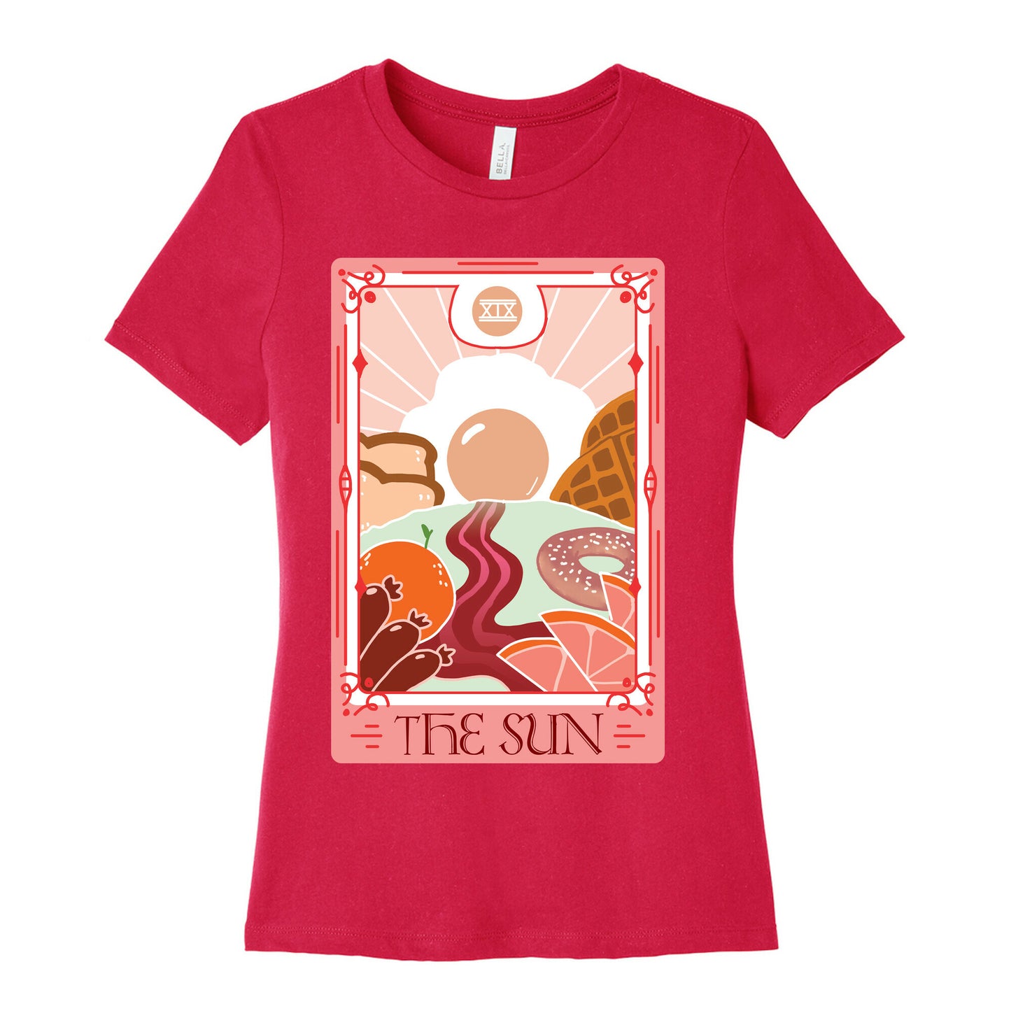 The Sun Breakfast Tarot Women's Cotton Tee