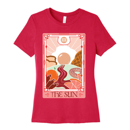 The Sun Breakfast Tarot Women's Cotton Tee