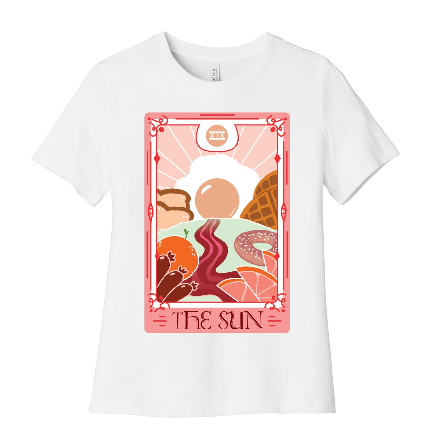 The Sun Breakfast Tarot Women's Cotton Tee