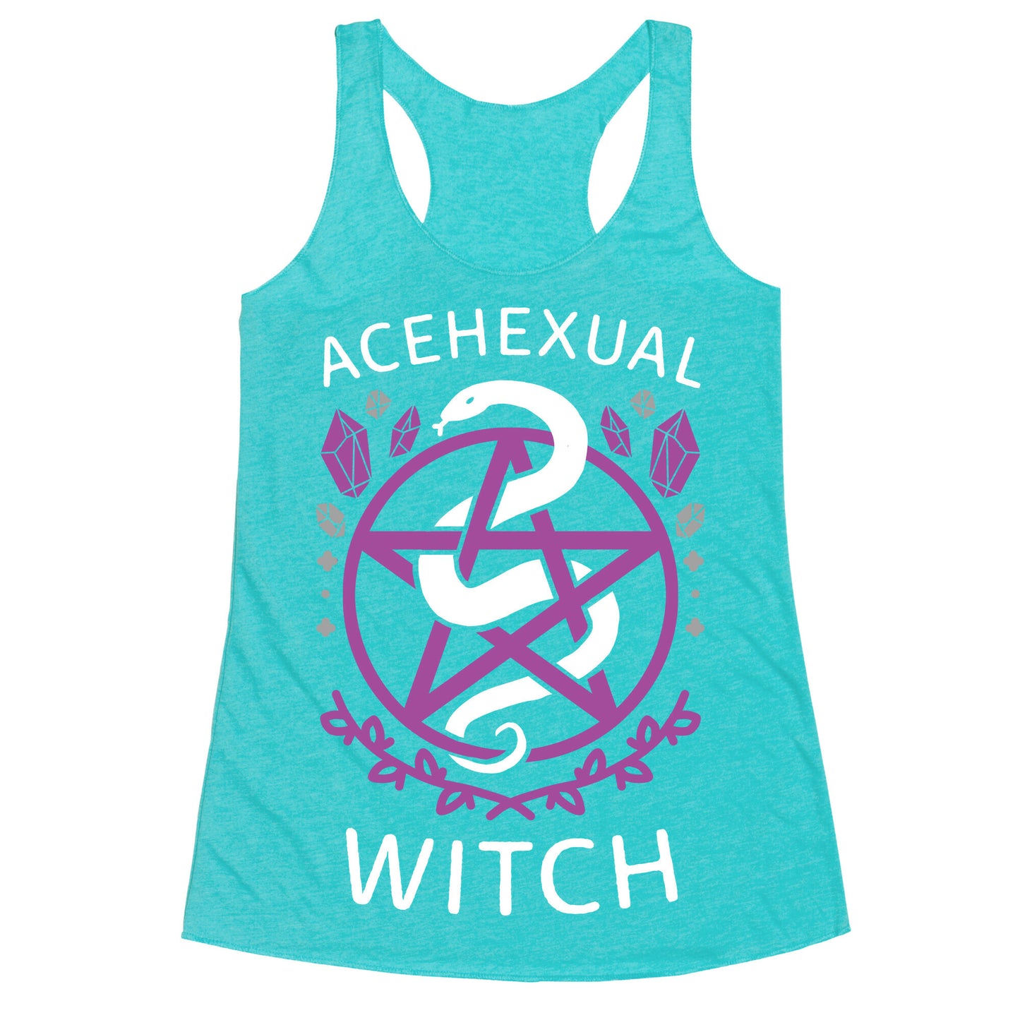 Acehexual Witch Racerback Tank