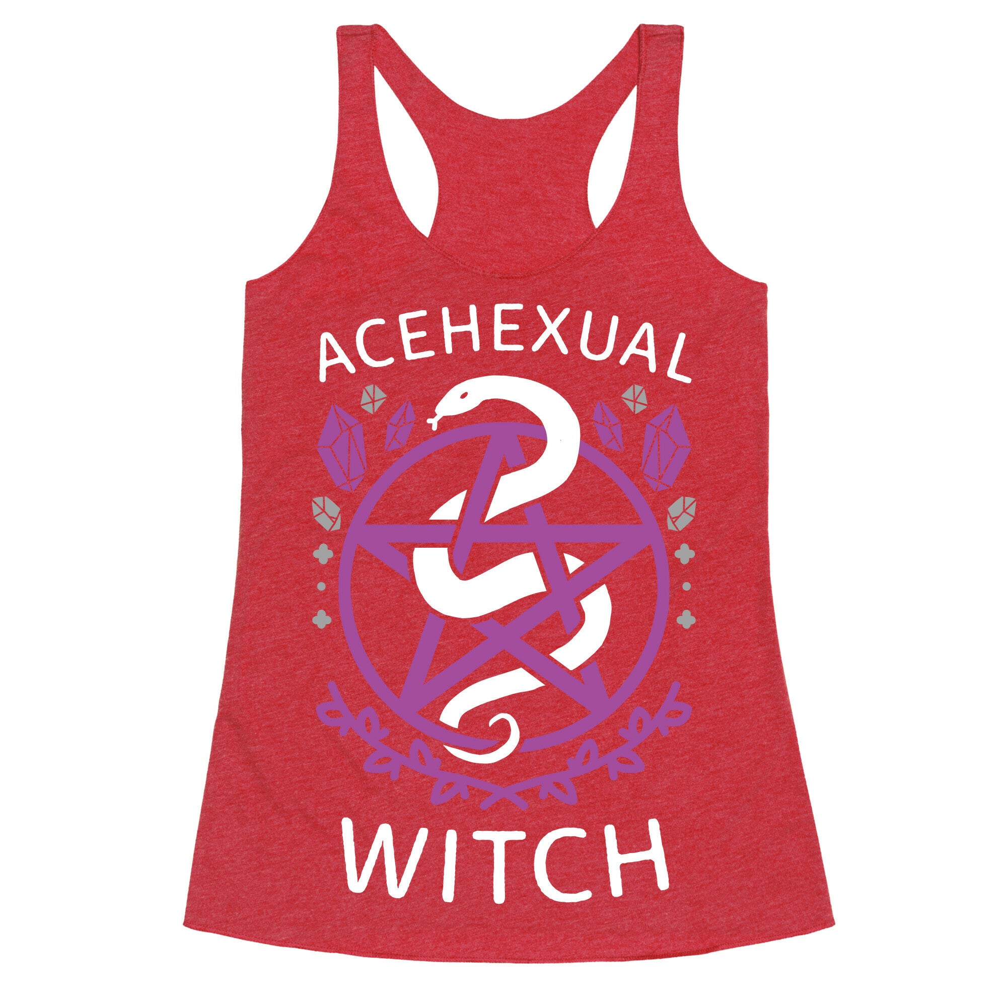 Acehexual Witch Racerback Tank