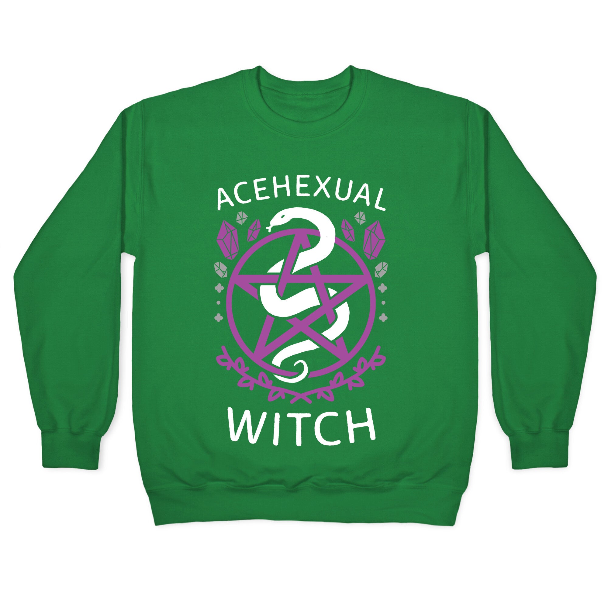 Acehexual Witch Crewneck Sweatshirt