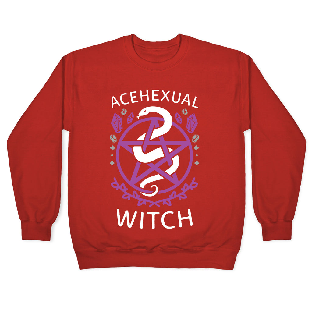 Acehexual Witch Crewneck Sweatshirt