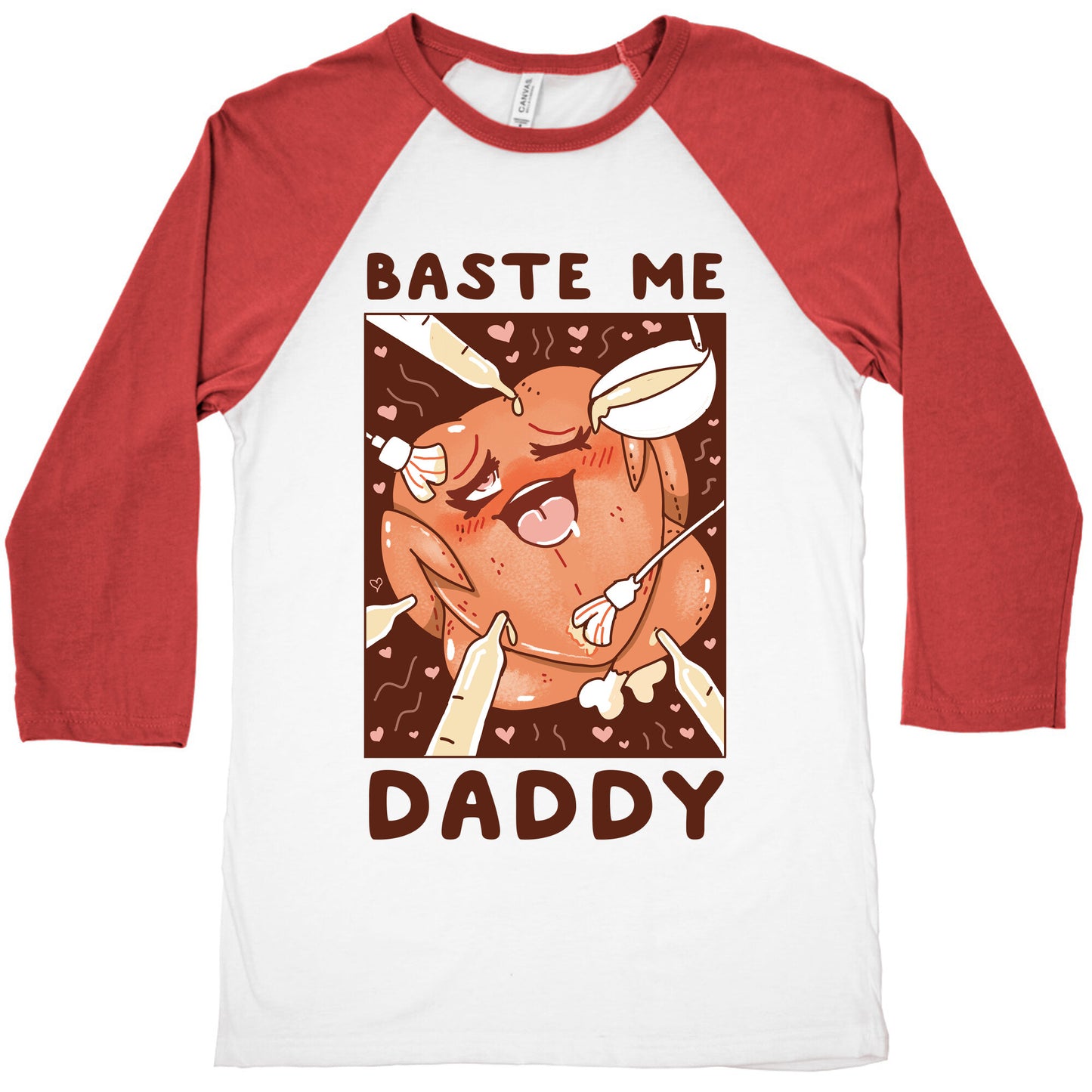 Baste Me Daddy Baseball Tee