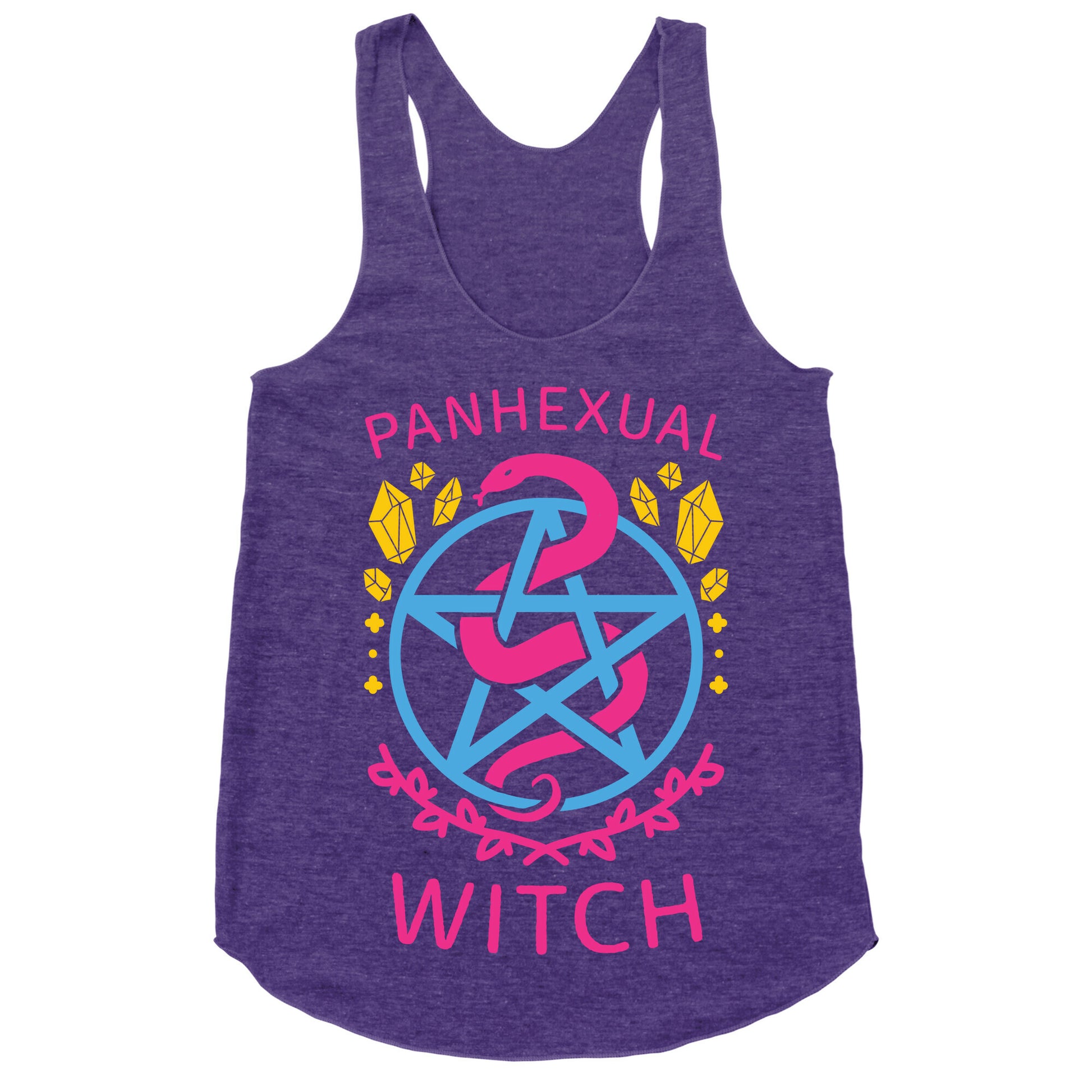 Panhexual Witch Racerback Tank