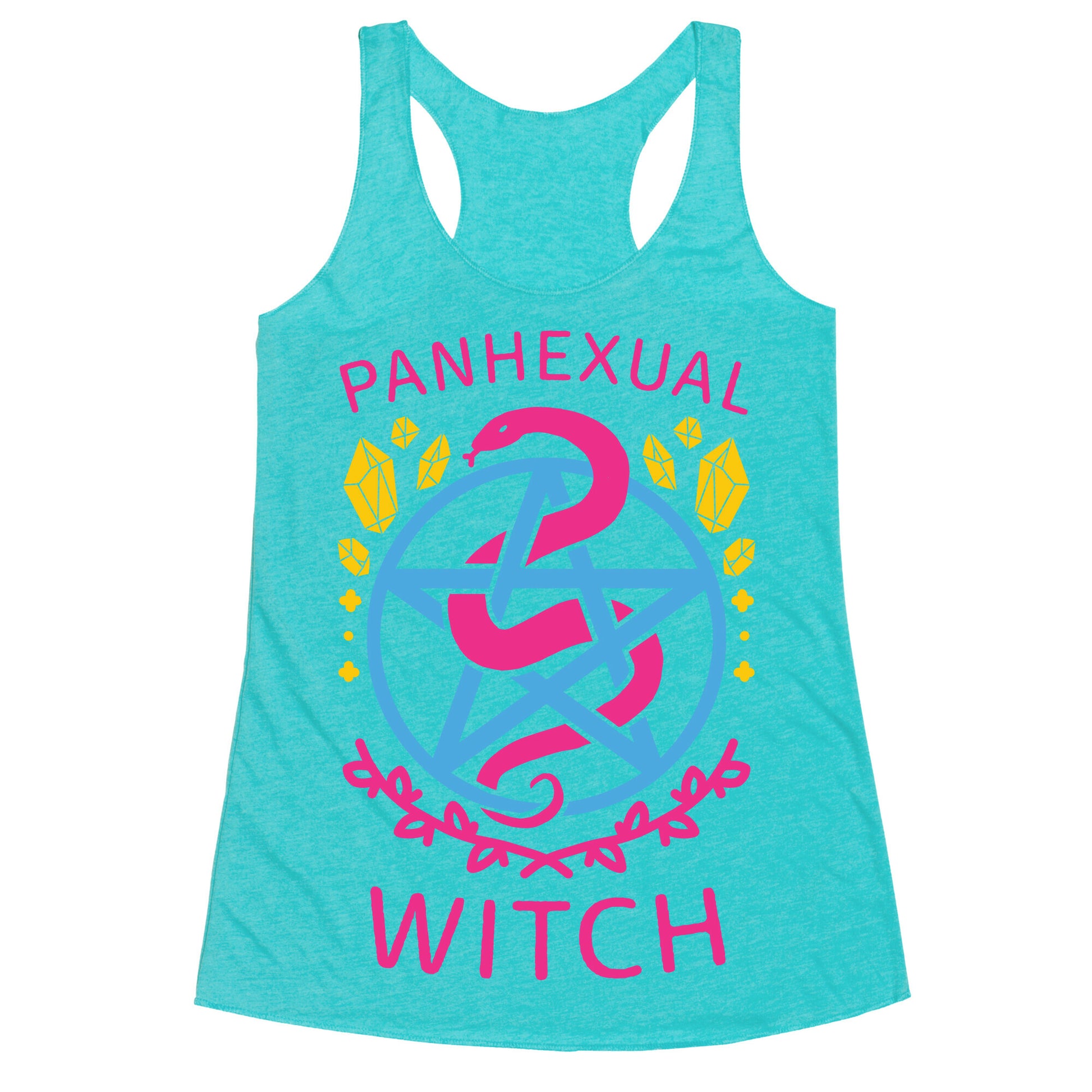 Panhexual Witch Racerback Tank