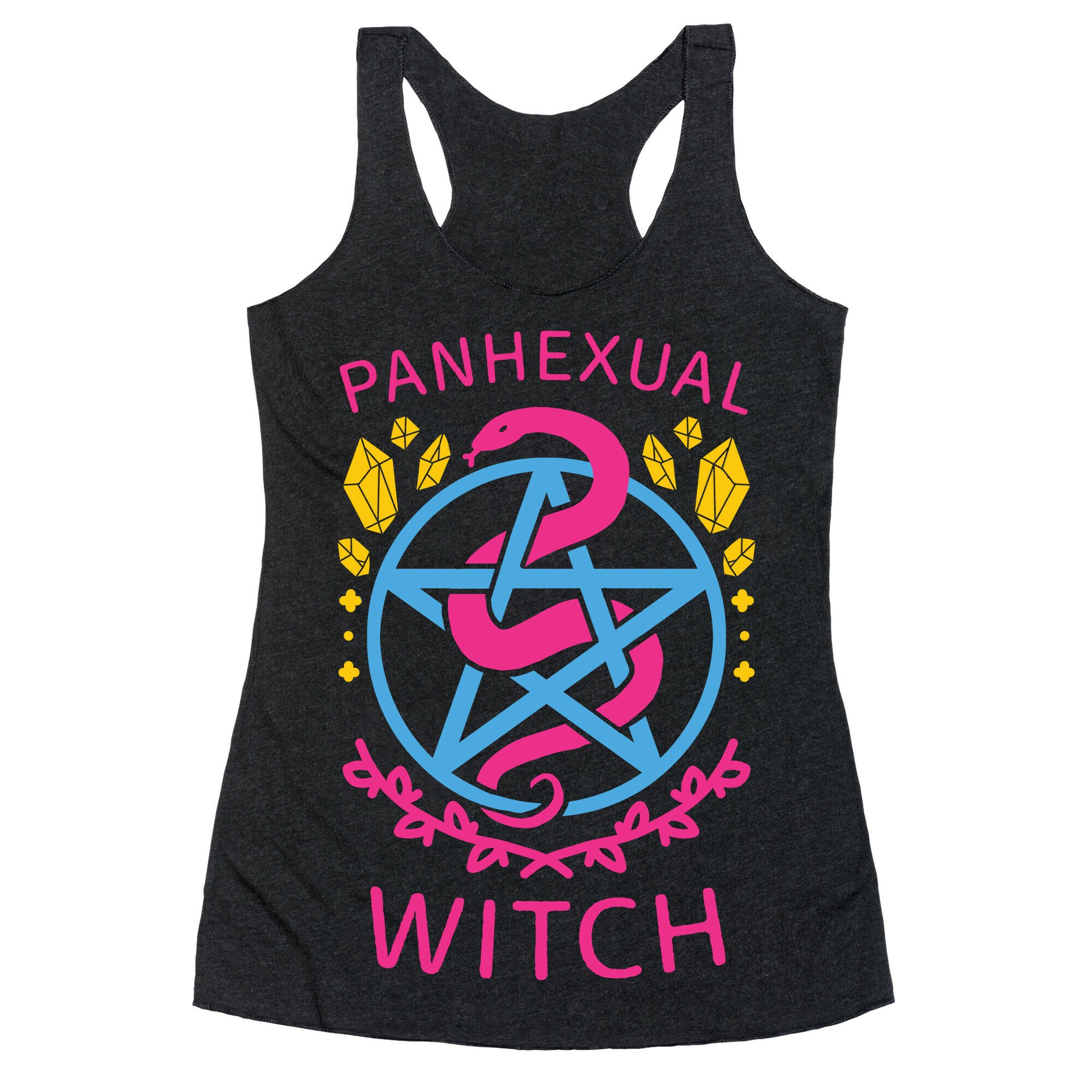 Panhexual Witch Racerback Tank