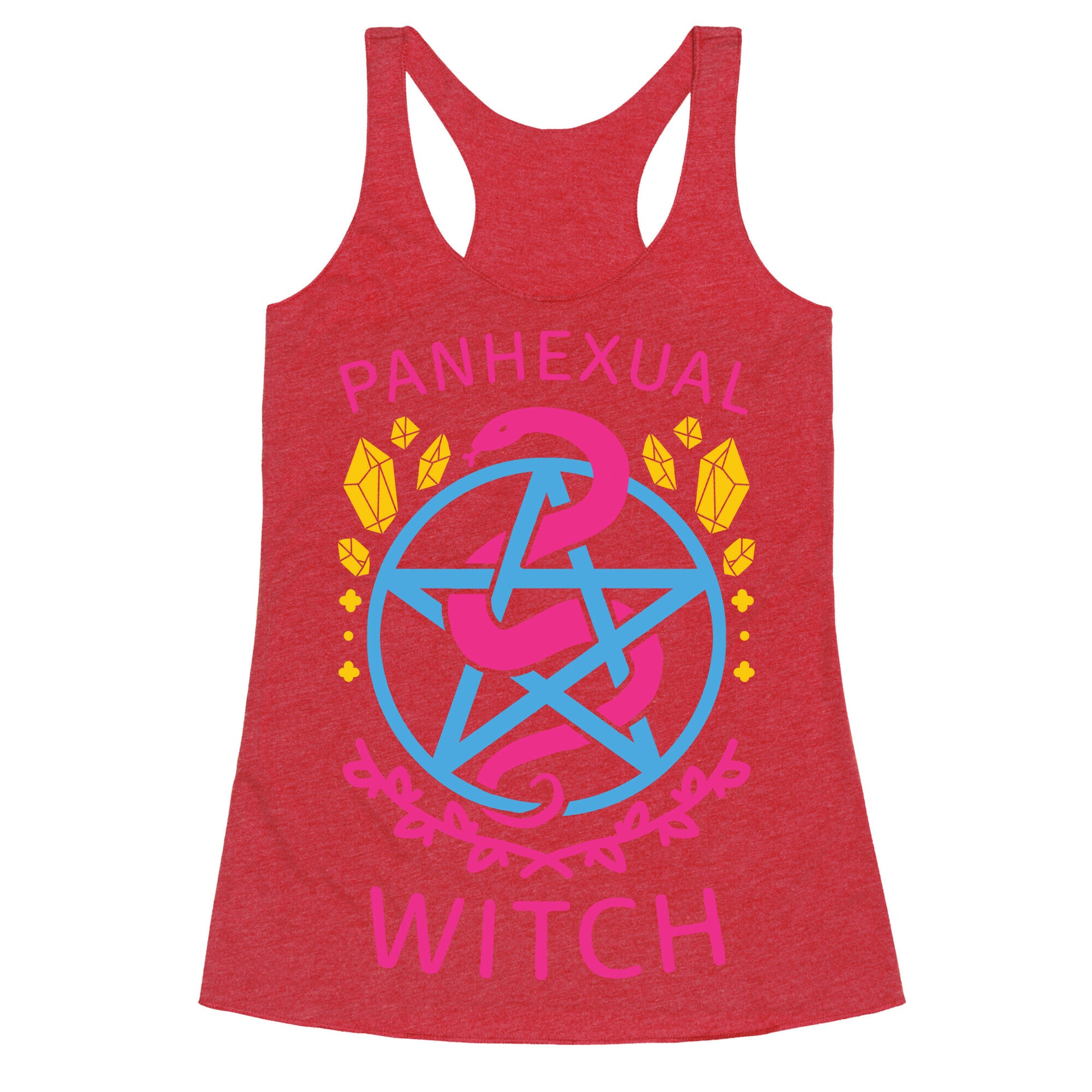 Panhexual Witch Racerback Tank