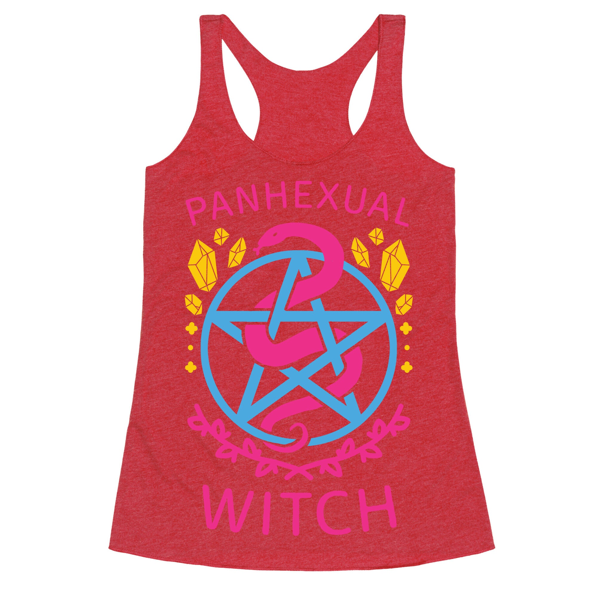 Panhexual Witch Racerback Tank