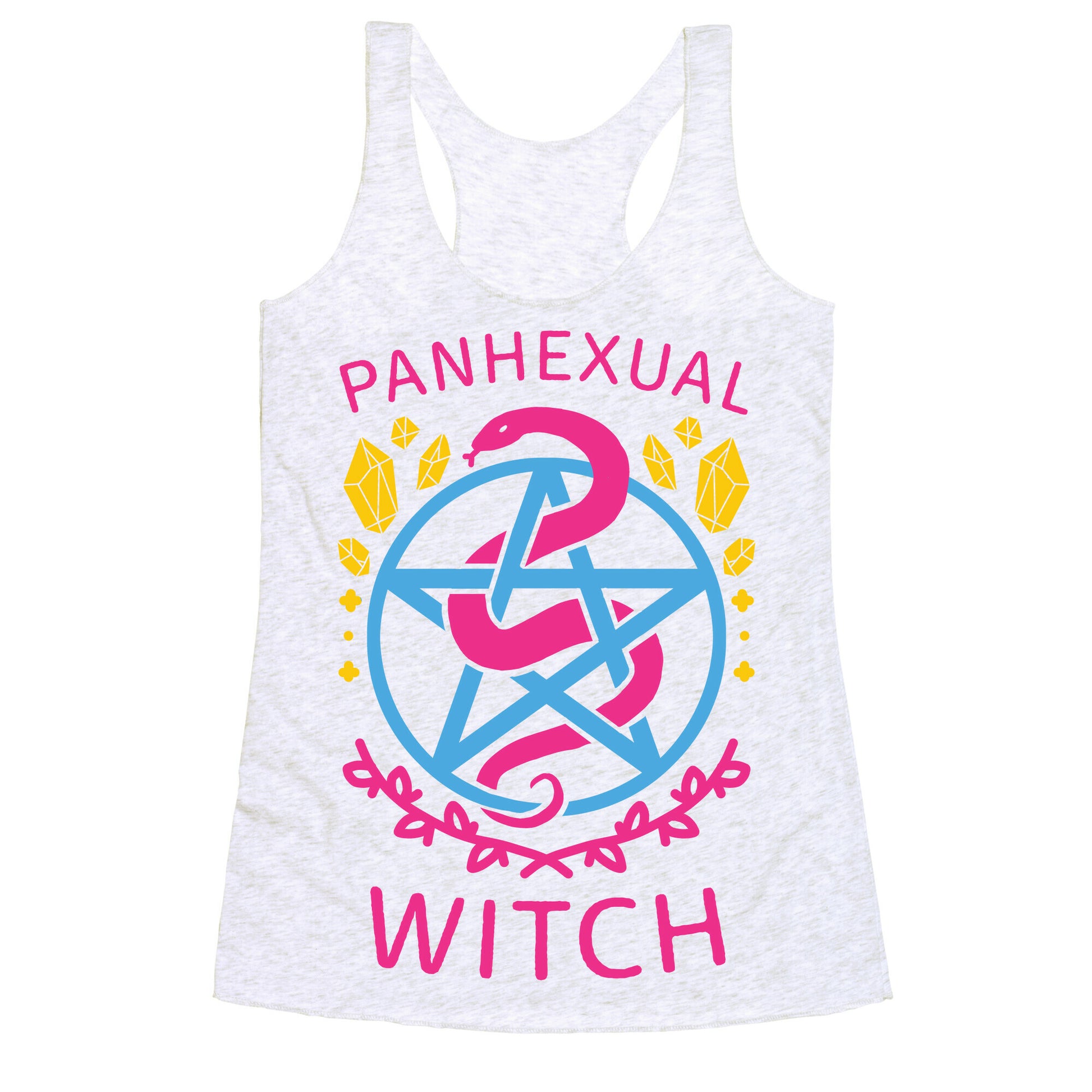 Panhexual Witch Racerback Tank