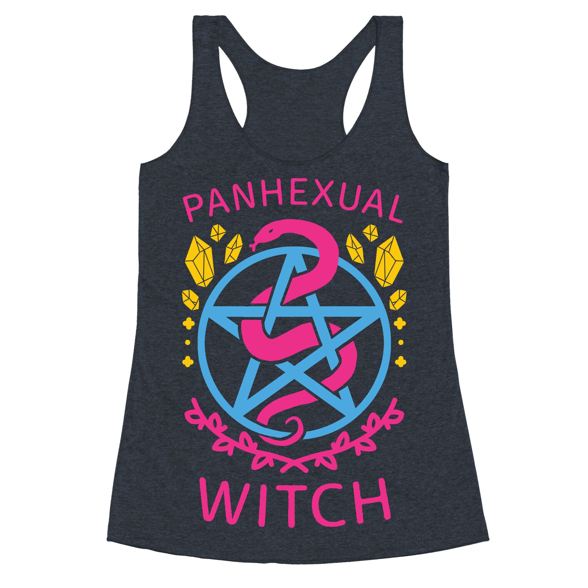 Panhexual Witch Racerback Tank