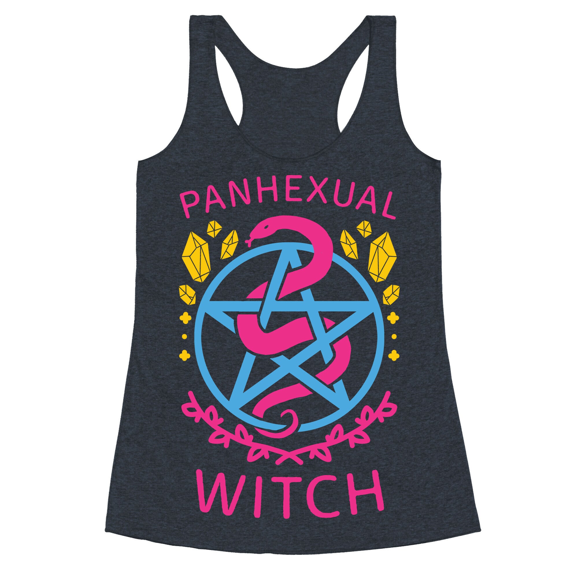 Panhexual Witch Racerback Tank