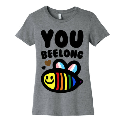 You Beelong Gay Pride Women's Cotton Tee