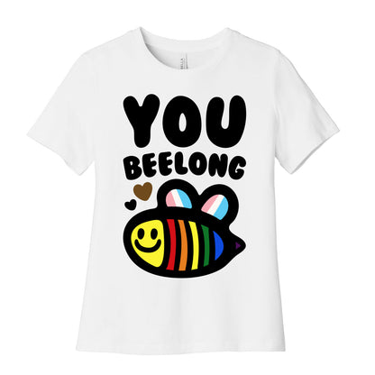 You Beelong Gay Pride Women's Cotton Tee