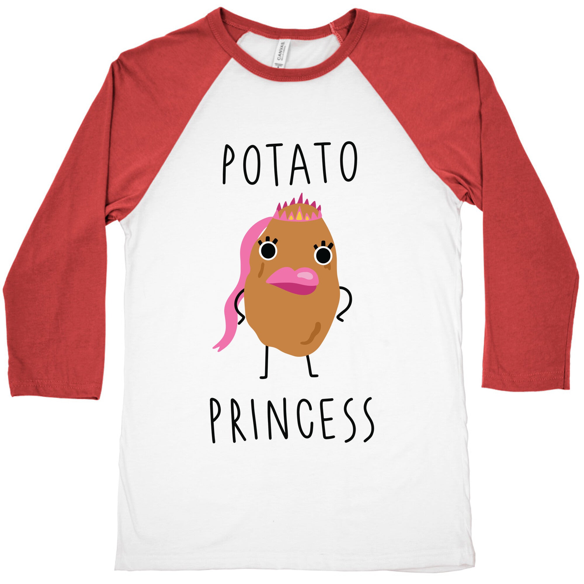 Potato Princess Baseball Tee
