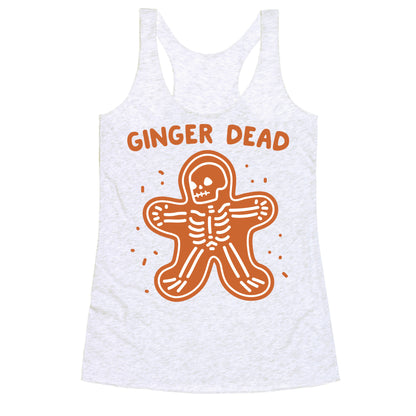 Ginger Dead Skeleton Cookie Racerback Tank