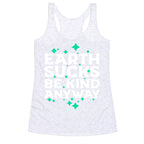 Earth Sucks, Be Kind Anyway Racerback Tank
