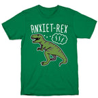 AnxieT-Rex Anxious Dinosaur T-Shirt