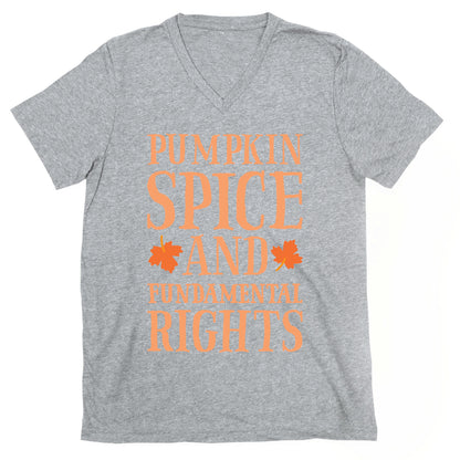 Pumpkin Spice And Fundamental Rights V-Neck