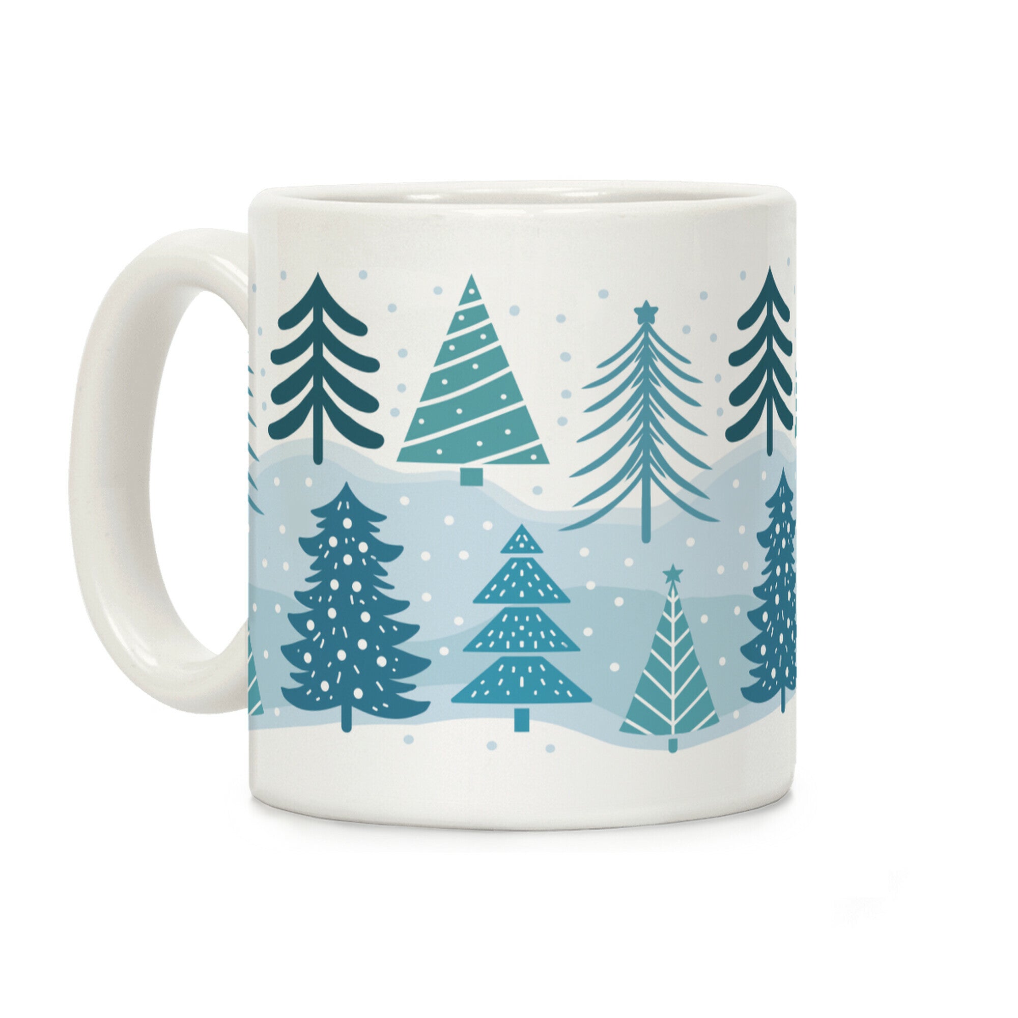 Christmas Tree Pattern Coffee Mug