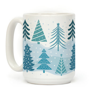 Christmas Tree Pattern Coffee Mug