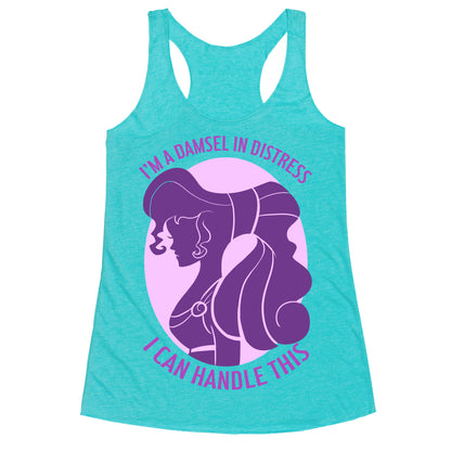 Damsel In Distress Racerback Tank