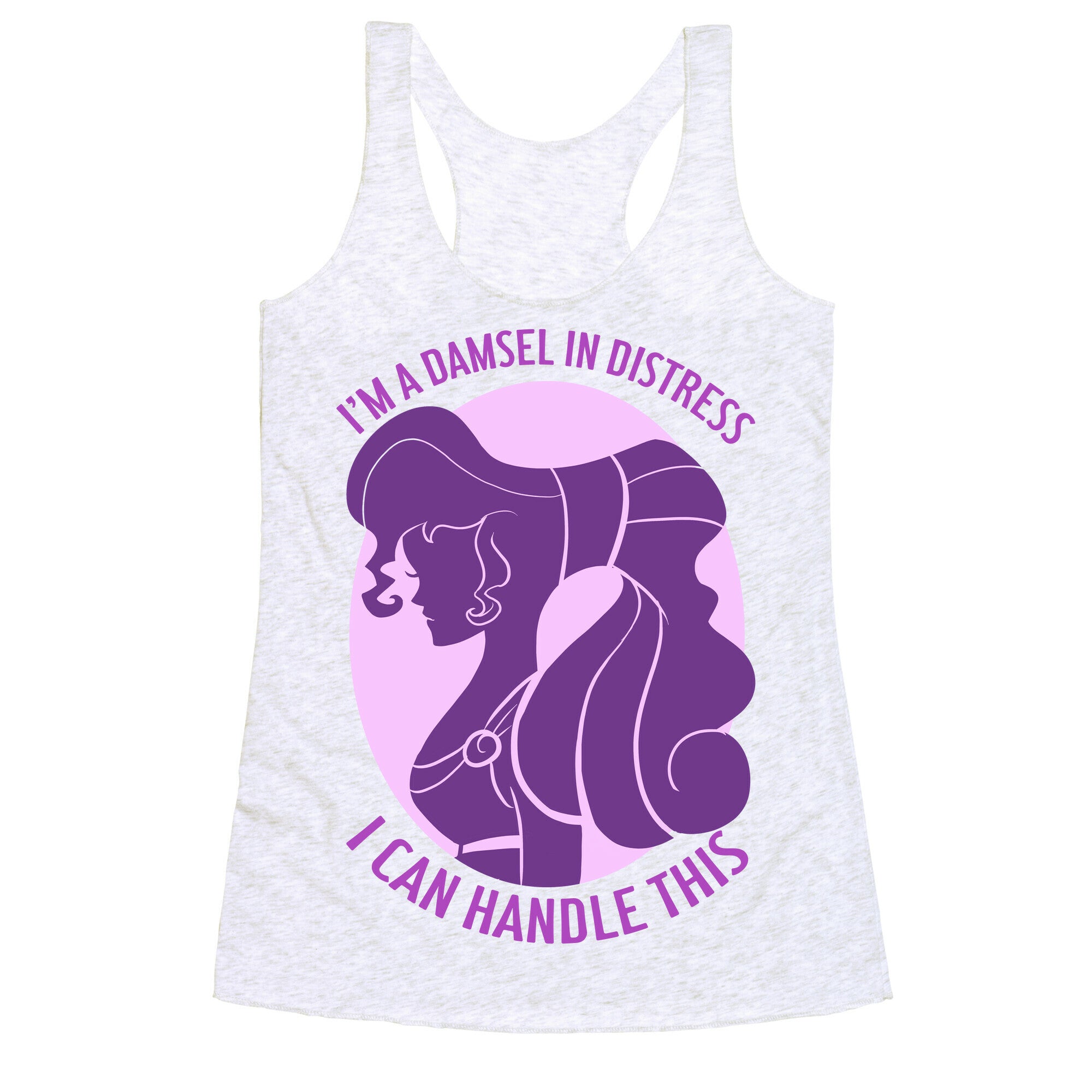 Damsel In Distress Racerback Tank