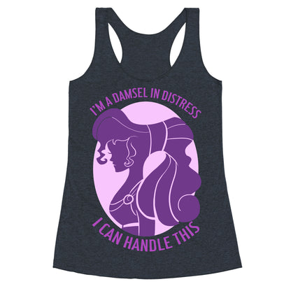 Damsel In Distress Racerback Tank