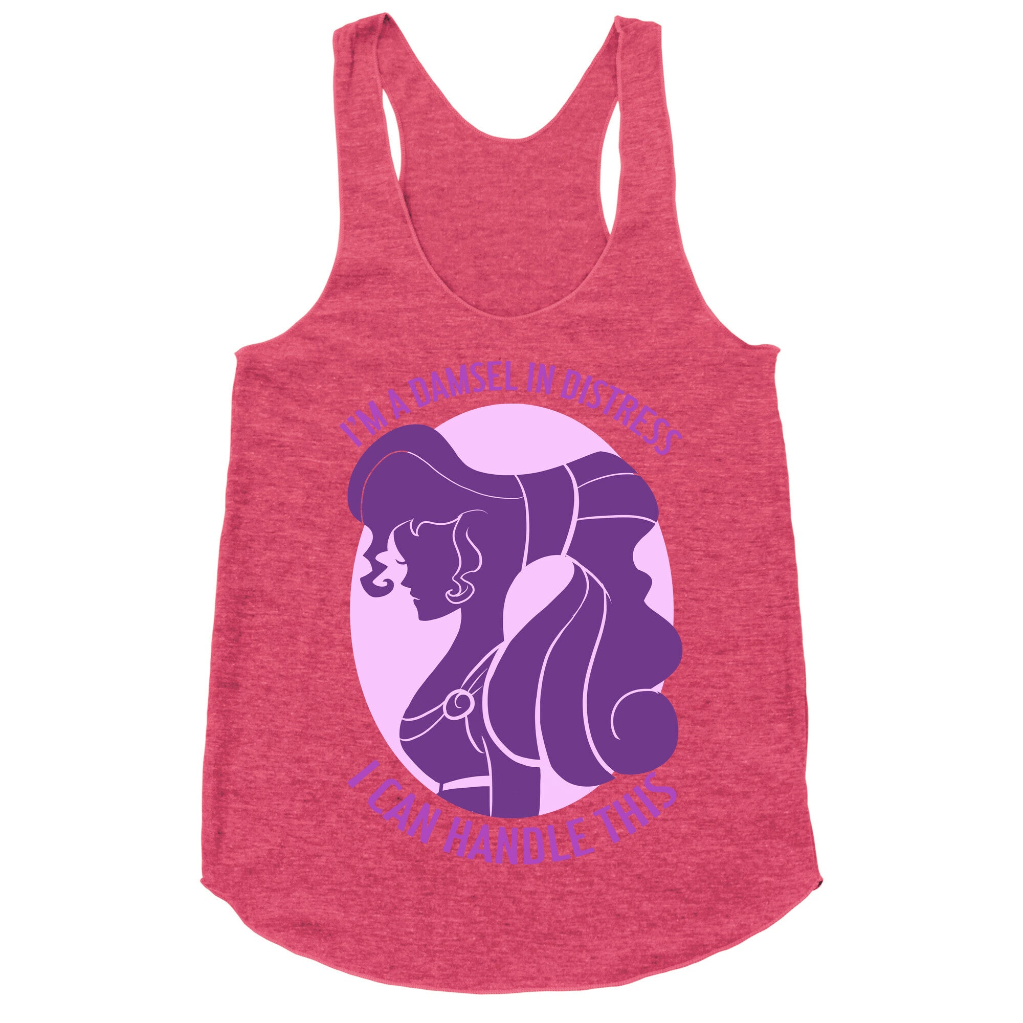 Damsel In Distress Racerback Tank