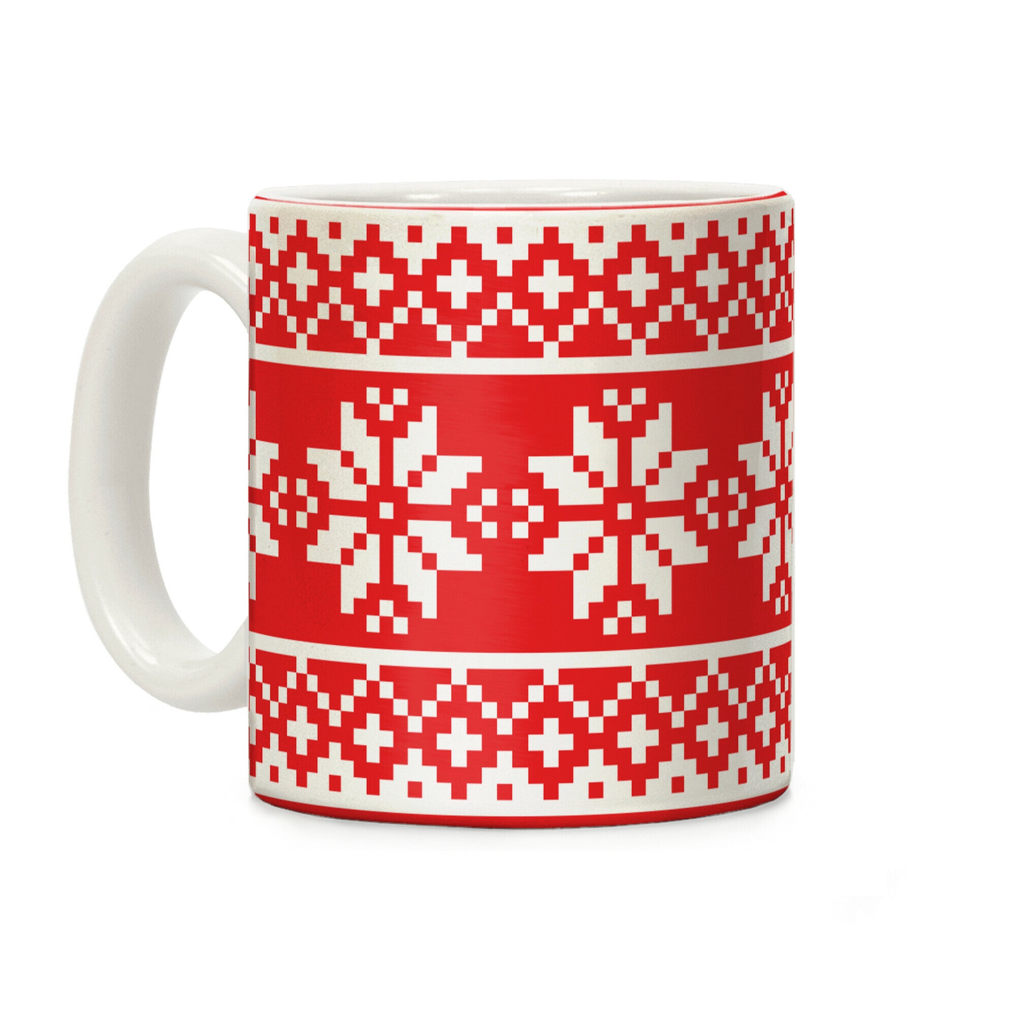 Christmas Sweater Pattern Coffee Mug