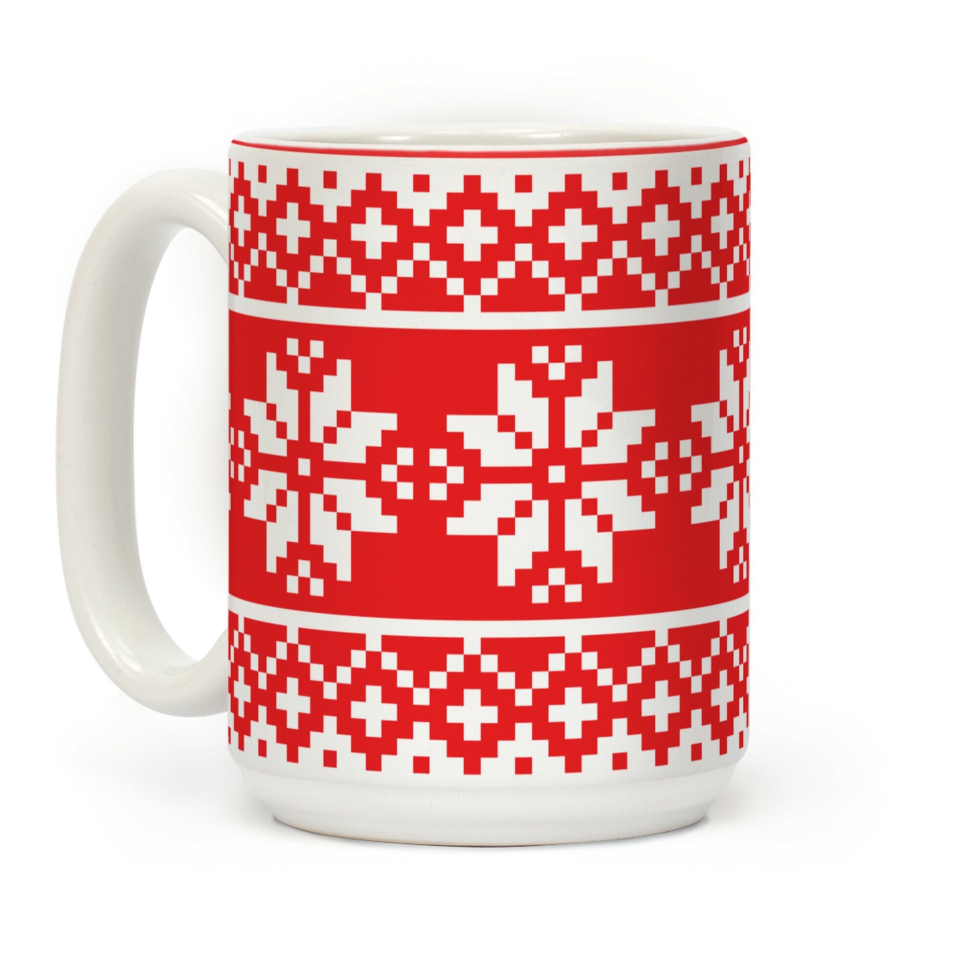 Christmas Sweater Pattern Coffee Mug