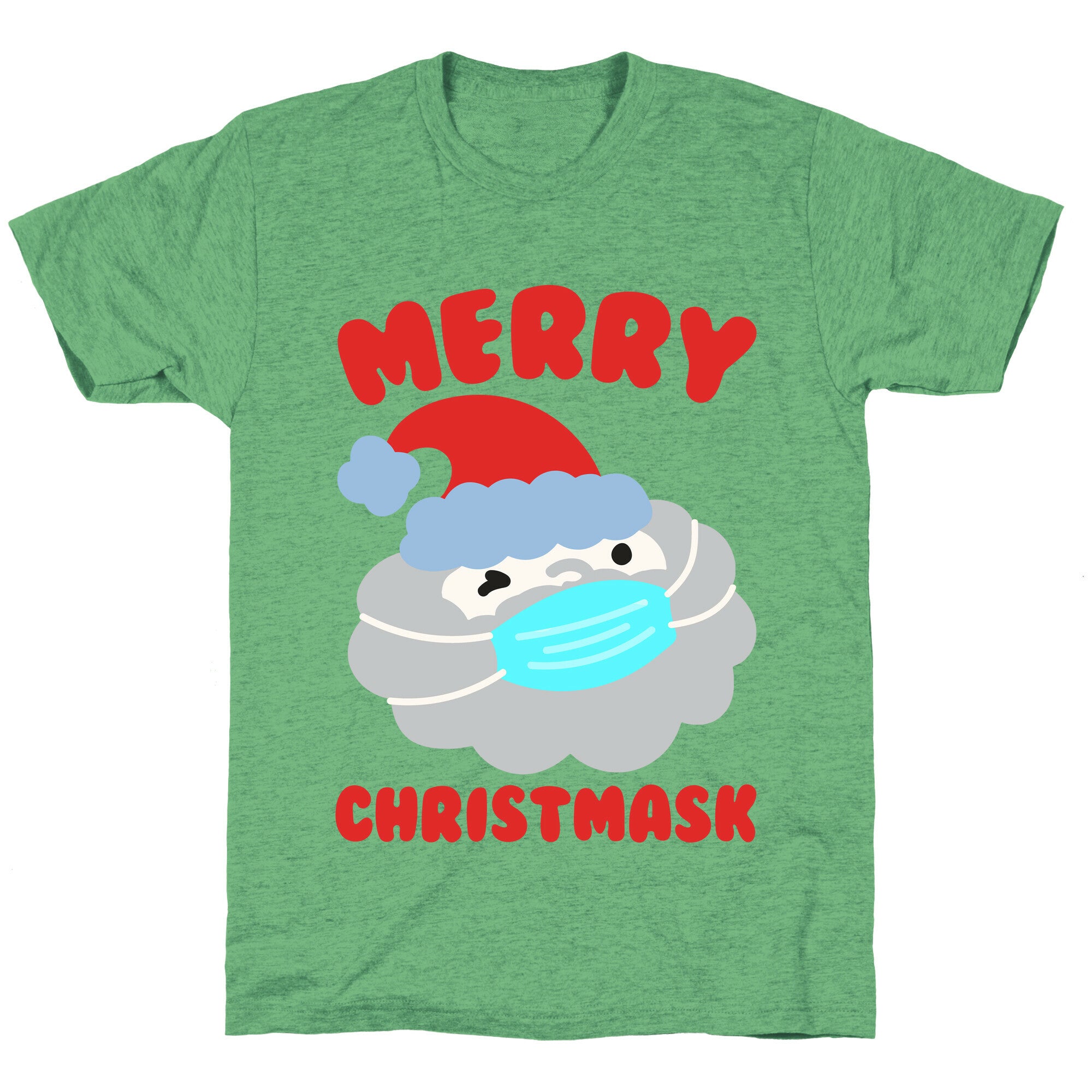 Merry Christmask Unisex Triblend Tee