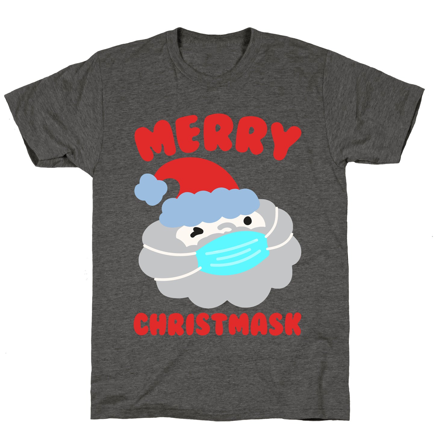 Merry Christmask Unisex Triblend Tee