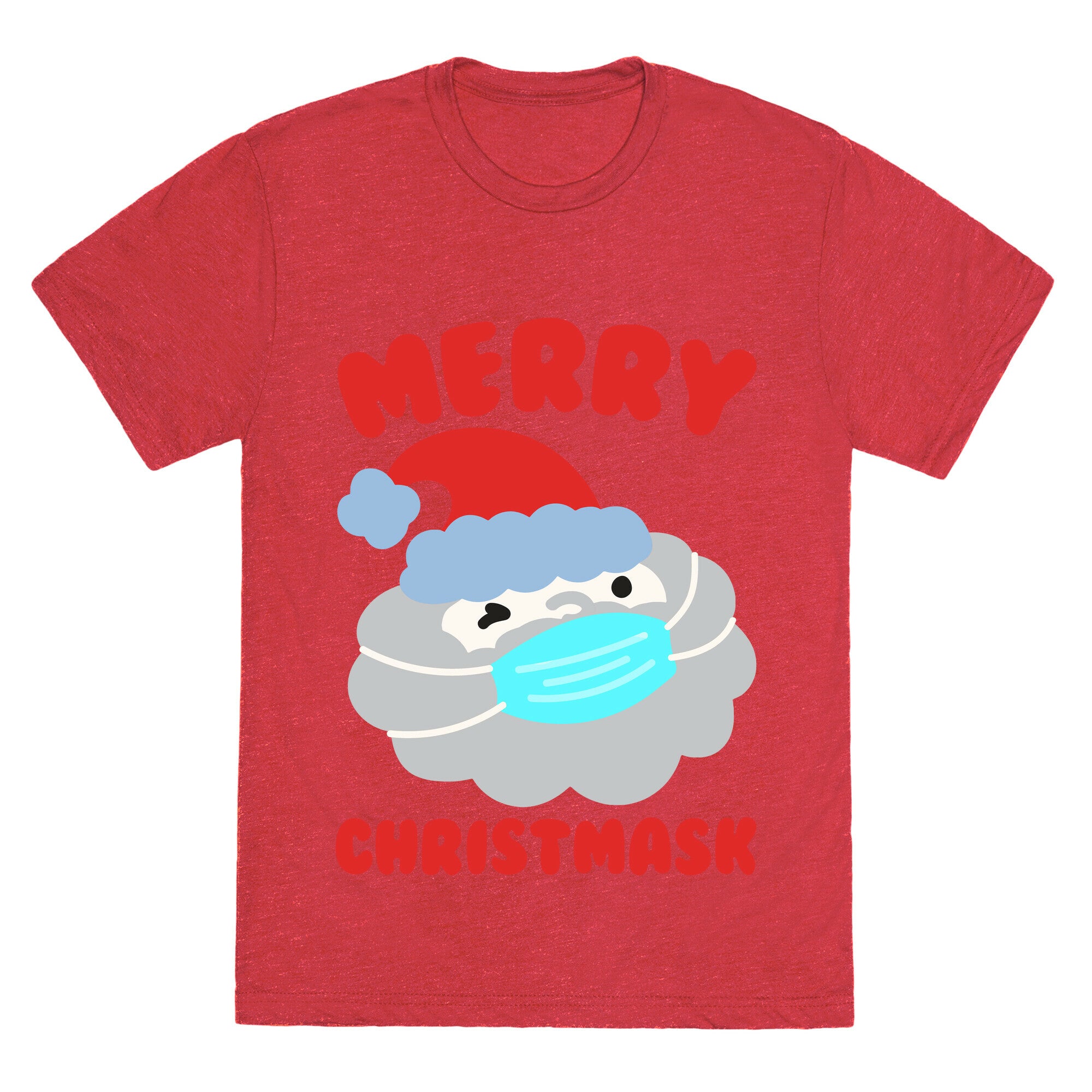 Merry Christmask Unisex Triblend Tee