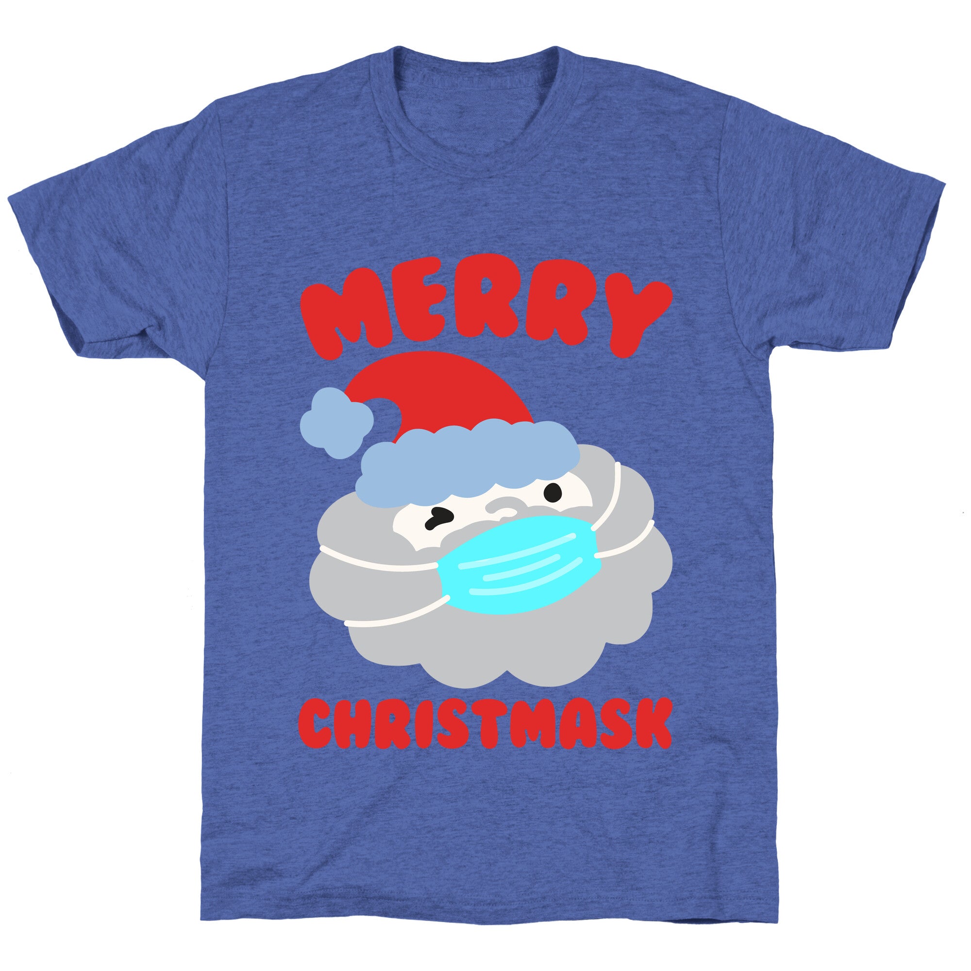 Merry Christmask Unisex Triblend Tee
