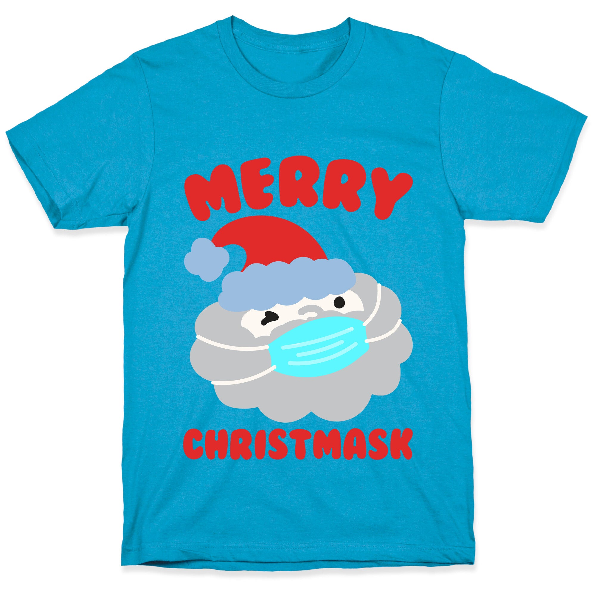Merry Christmask Unisex Triblend Tee