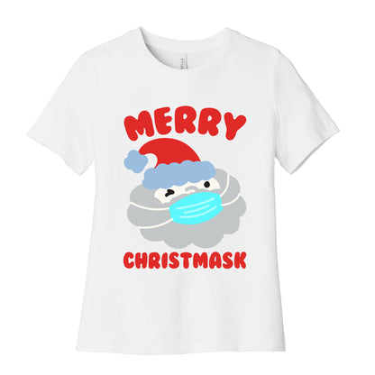 Merry Christmask Women's Cotton Tee