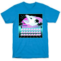 Screaming Retrowave Possum T-Shirt