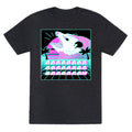 Screaming Retrowave Possum Unisex Triblend Tee
