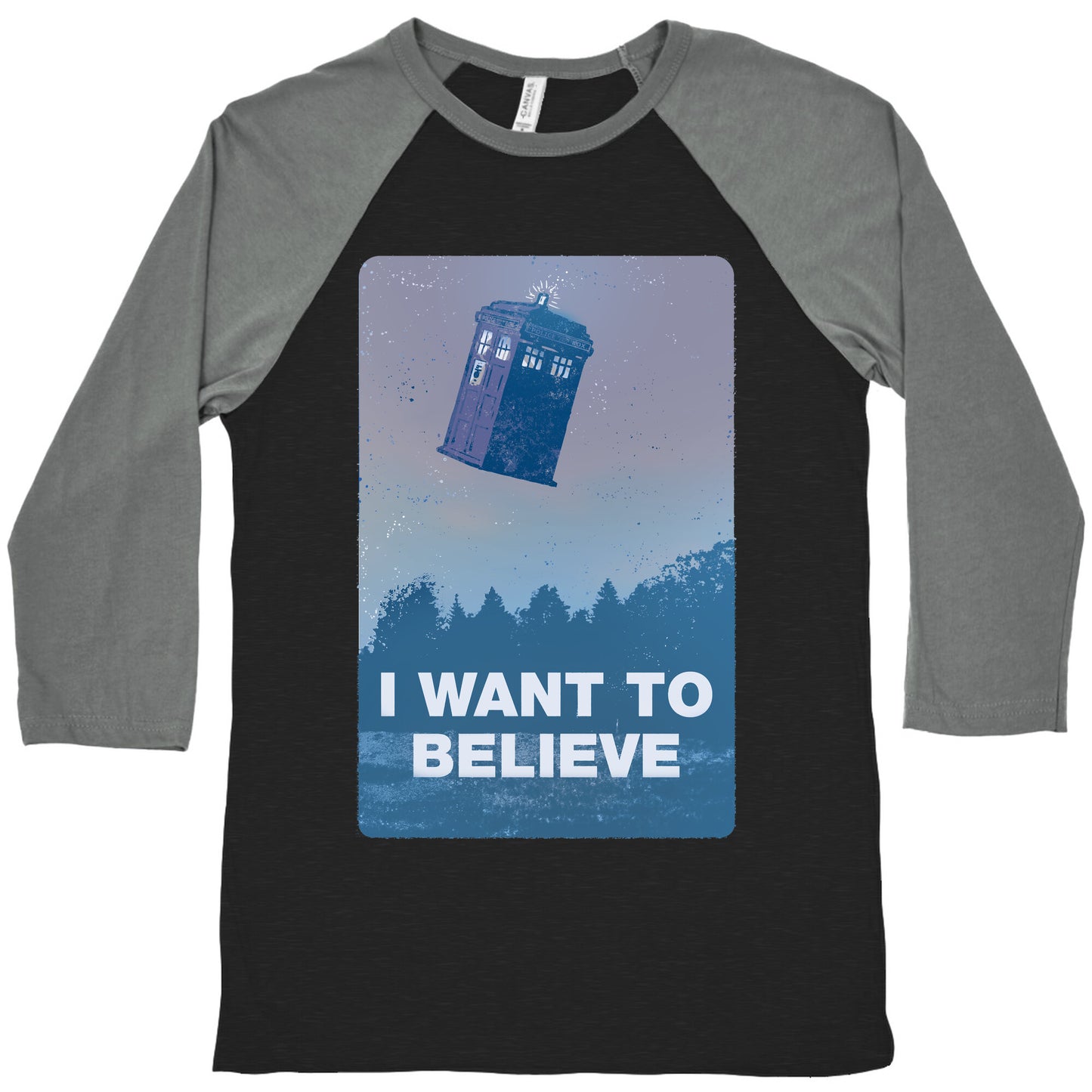 I Want To Believe (Doctor Who) Baseball Tee