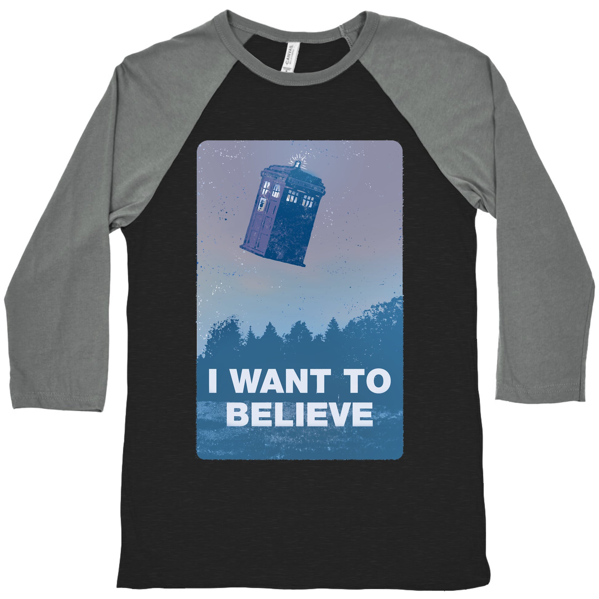 I Want To Believe (Doctor Who) Baseball Tee