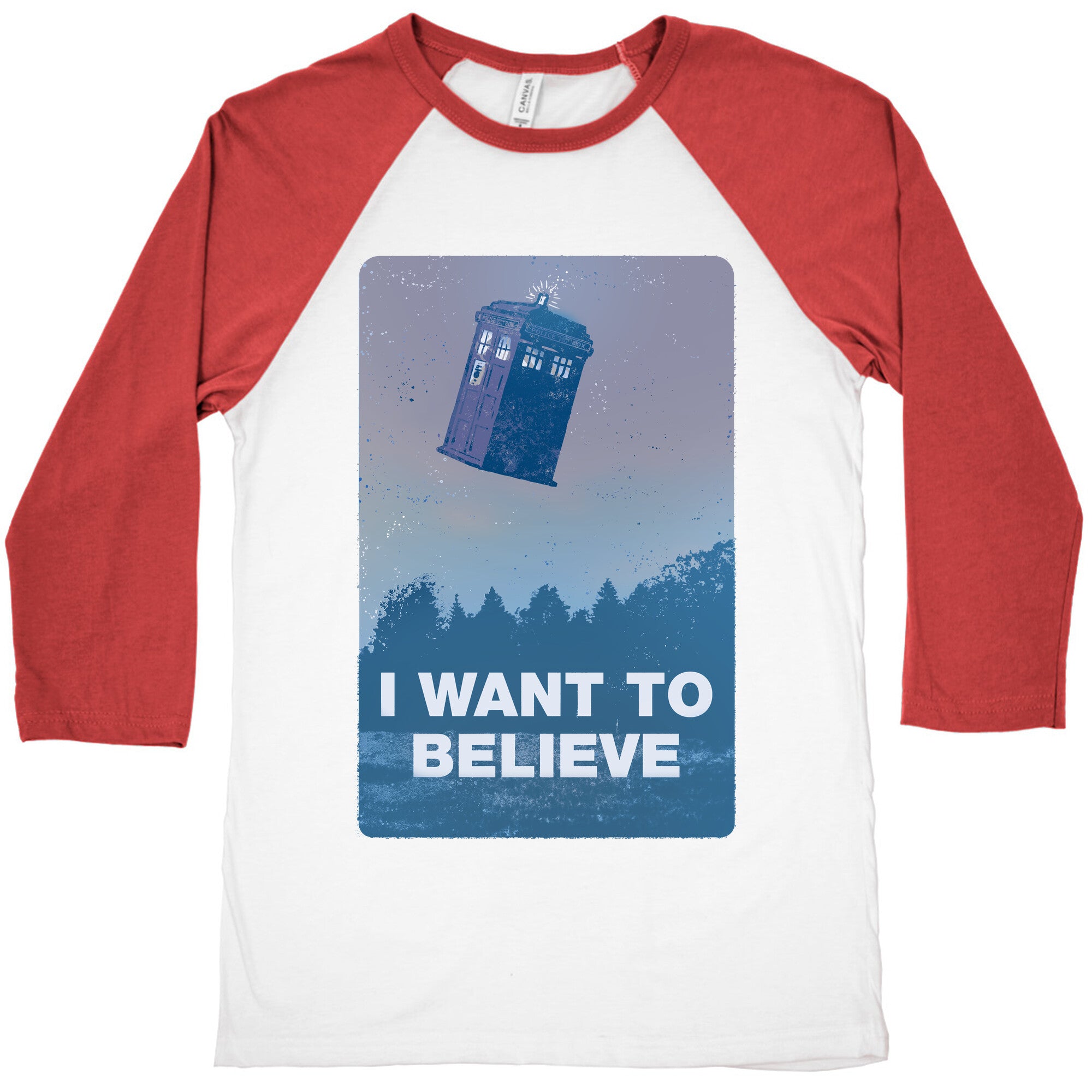 I Want To Believe (Doctor Who) Baseball Tee